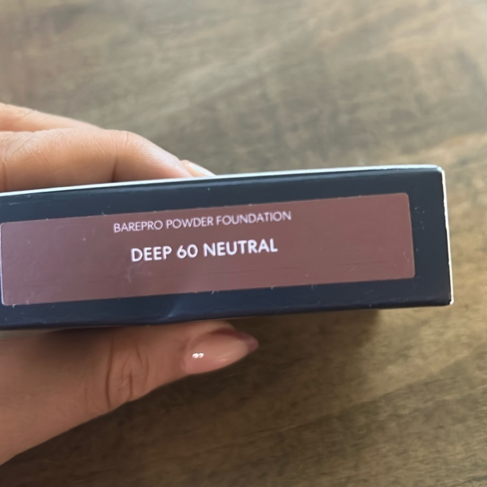 NEW IN BOX - bareMinerals BAREPRO Powder Foundation in shade:DEEP 60 Neutral